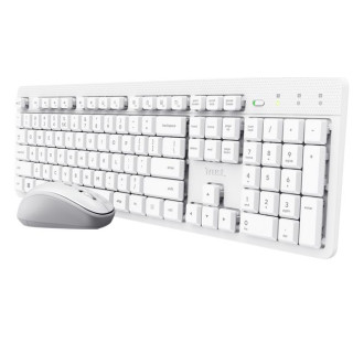 TRUST ODY II WL KEYBOARD   MOUSE IT WHITE