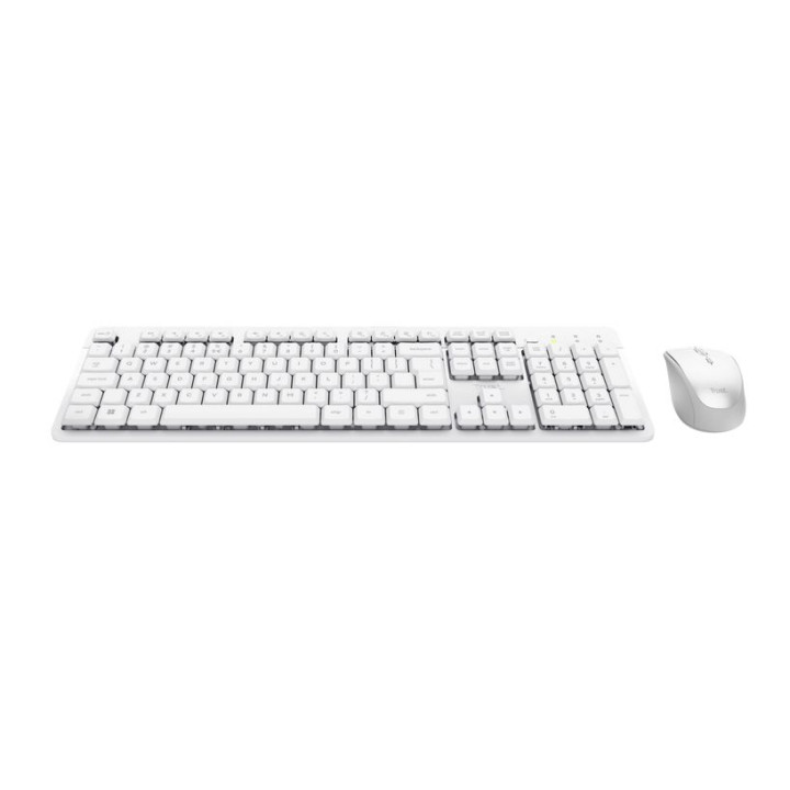 TRUST ODY II WL KEYBOARD   MOUSE IT WHITE
