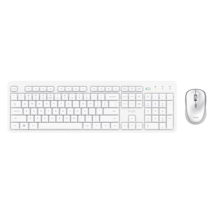 TRUST ODY II WL KEYBOARD   MOUSE IT WHITE