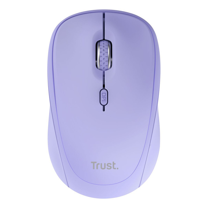 TRUST YVI MULTI-DEVICE WIRELESS MOUSE PURPLE