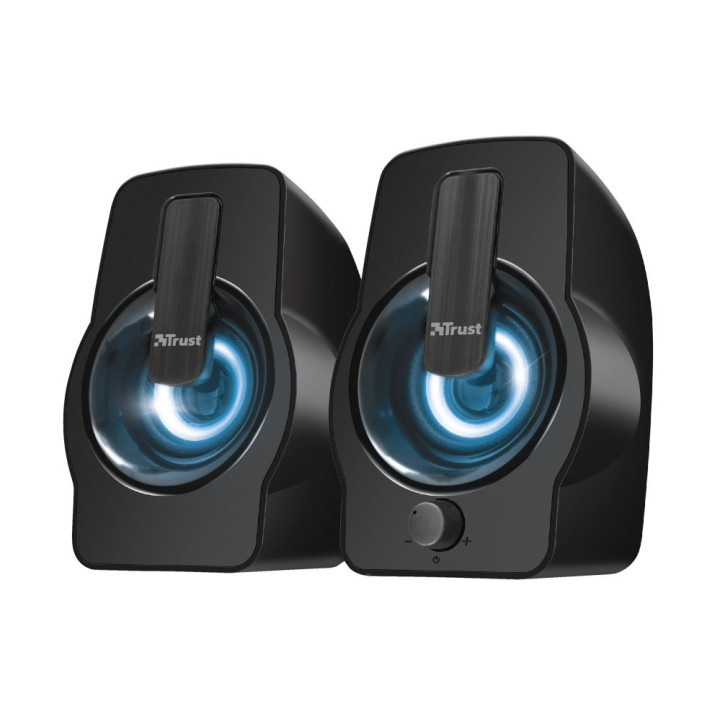 TRUST GEMI RGB 2.0 SPEAKER SET - BLACK
