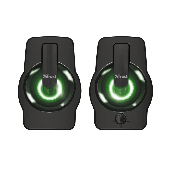 TRUST GEMI RGB 2.0 SPEAKER SET - BLACK