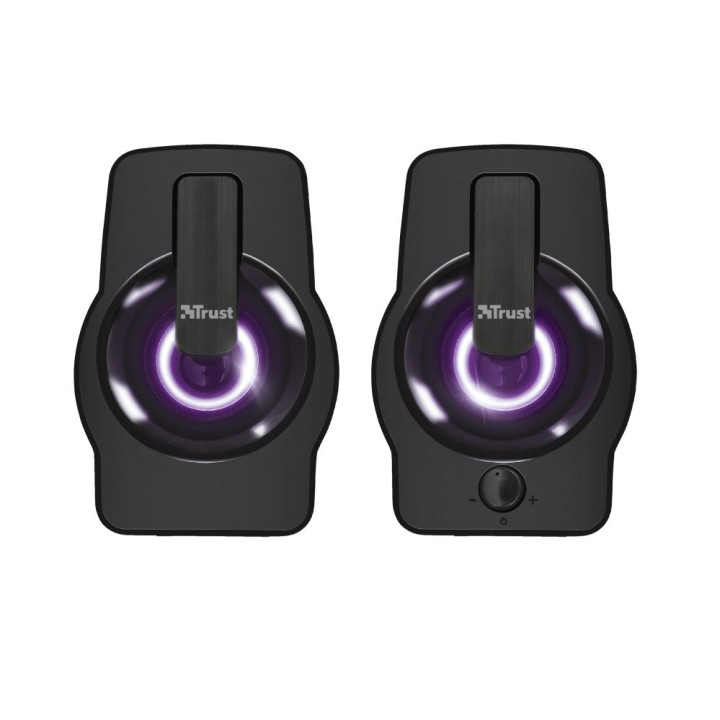TRUST GEMI RGB 2.0 SPEAKER SET - BLACK