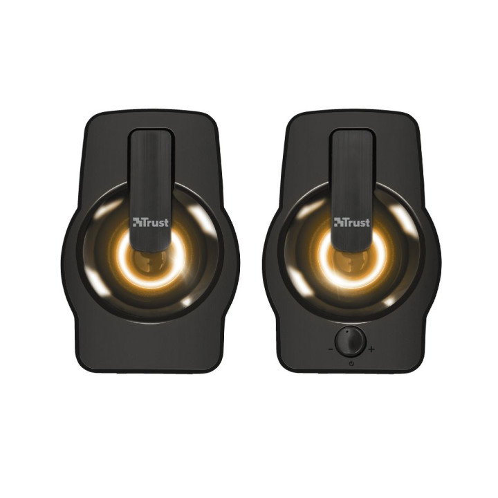 TRUST GEMI RGB 2.0 SPEAKER SET - BLACK