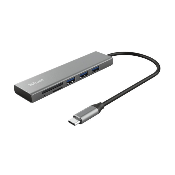 TRUST HALYX FAST USB-C HUB   CARD READER