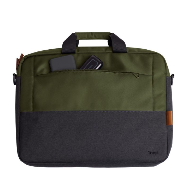 TRUST LISBOA 16  LAPTOP BAG - GREEN