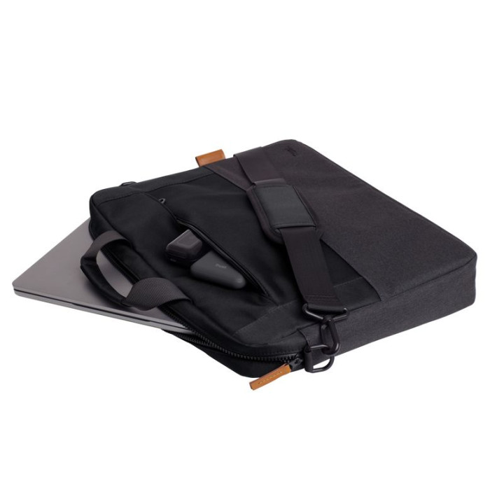 TRUST LISBOA 16  LAPTOP BAG - BLACK