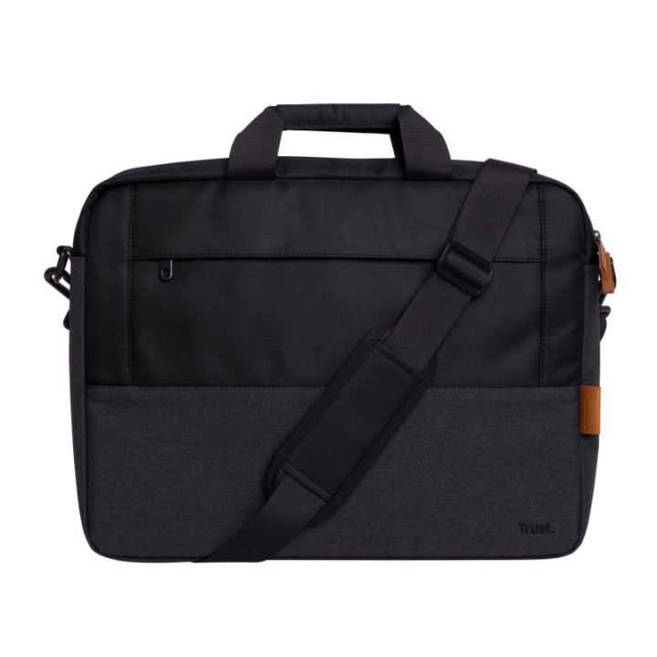 TRUST LISBOA 16  LAPTOP BAG - BLACK