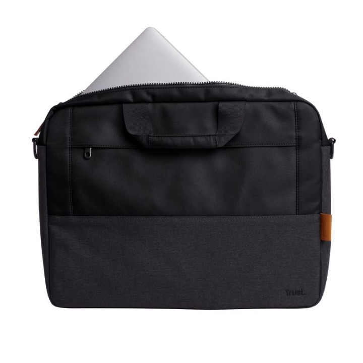 TRUST LISBOA 16  LAPTOP BAG - BLACK