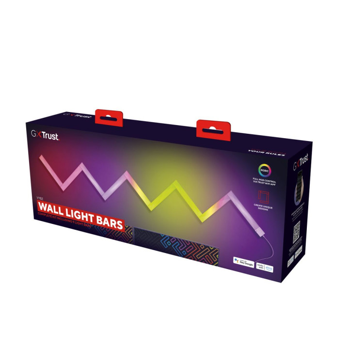 TRUST GXT905 VYBZ RGBIC WALL LIGHT BARS