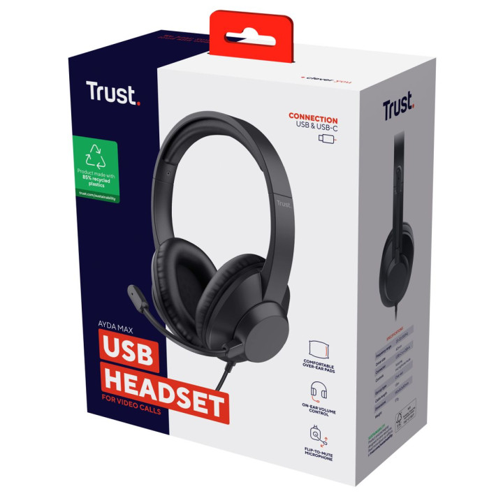 TRUST AYDA MAX USB HEADSET
