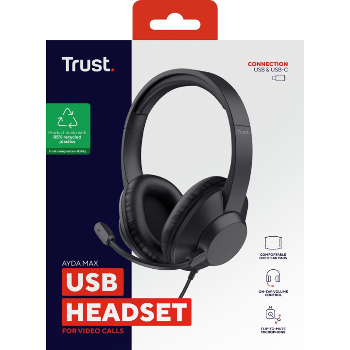 TRUST AYDA MAX USB HEADSET