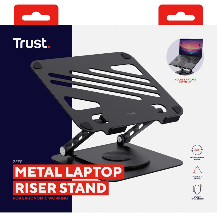 TRUST ZEFF METAL LAPTOP STAND