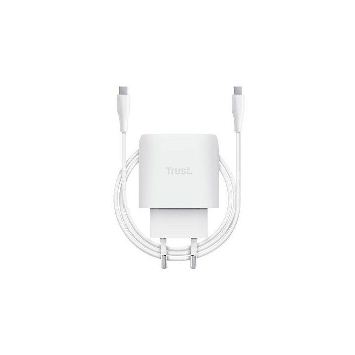 TRUST MAXO 45W USB-C GAN CHARGER WHITE