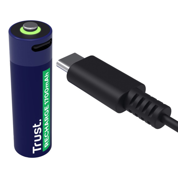 TRUST USB-C RECHARGEABLE BATTERIES 4P - AA