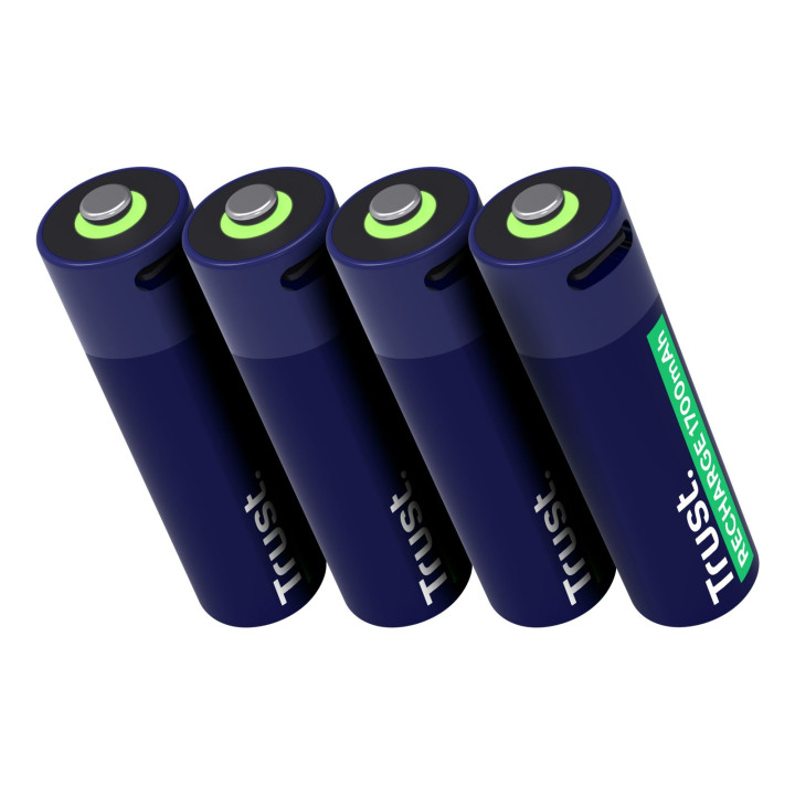 TRUST USB-C RECHARGEABLE BATTERIES 4P - AA