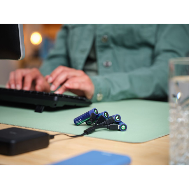 TRUST USB-C RECHARGEABLE BATTERIES 4P - AA