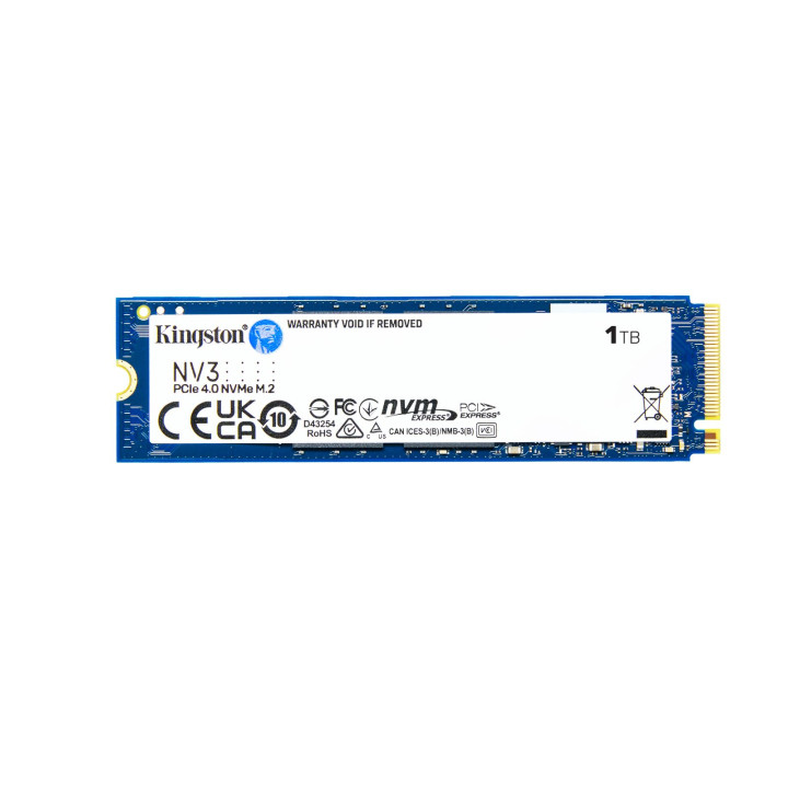KINGSTON 1TB NV3 M.2 2280 PCIE 4.0 NVME SSD