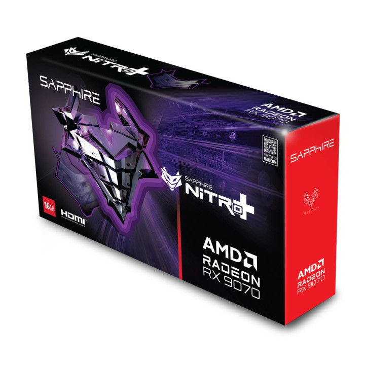 SAPPHIRE NITRO AMD RADEON RX 9070 GAMING OC 16GB