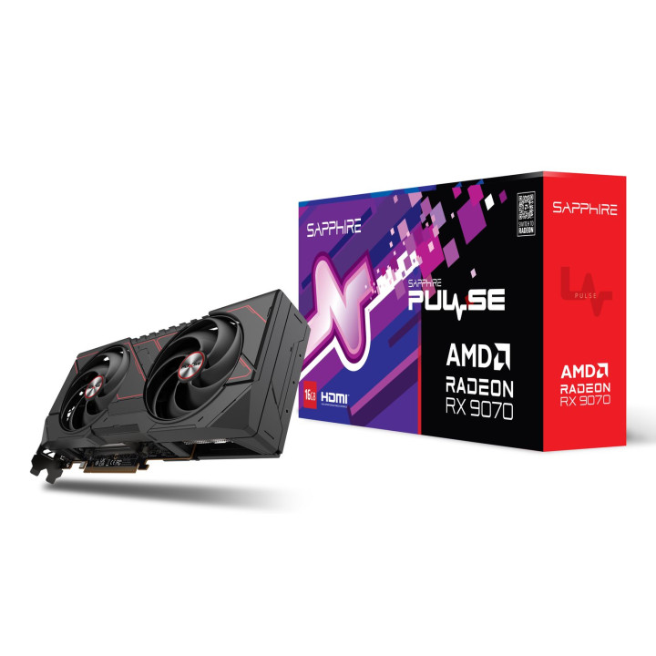 SAPPHIRE PULSE AMD RADEON RX 9070 GAMING 16GB